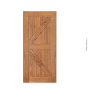 Folha De Porta 210x80 Cm Tauari Celeiro Mapaf Marrom-claro