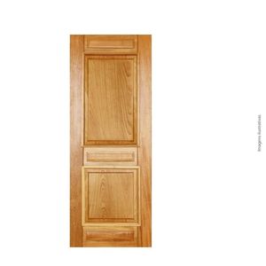 Folha De Porta 210x92 Cm Tauari Alteza Almofadada Mapaf Marrom-claro
