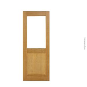 Folha De Porta 210x90cm Tauari Monaco Sem Vidro Mapaf Marrom-claro
