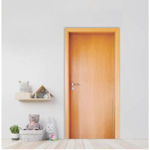 Folha De Porta 210x60cm Hdf Sem Friso Mapaf Marrom