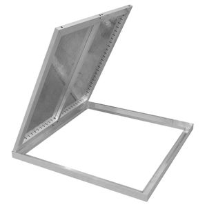 Tampa de Alumínio para Casa de Maquina 120 X 120 Ventilada