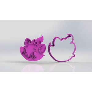 Cortador Gata Marie Tamanho 6Cm