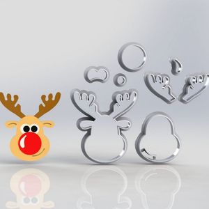 Cortador Natal Alce Modular Tamanho 6Cm