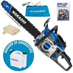 Motosserra Nakashi Ncs-500 49,3Cc 2T Pra Serviços No Campo