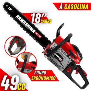 Motosserra Kcs 500P À Gasolina 49,3Cc 2 Tempos Com Sabre 18"