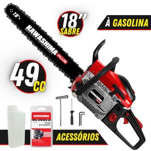 Motosserra Kawashima Kcs500P À Gasolina 49Cc C/ Sabre De 18"