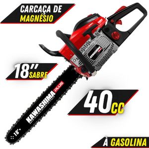 Motosserra Kcs 500P À Gasolina 49,3Cc 2T C/ Corrente 72 Elos
