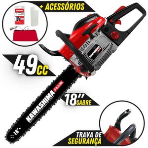 Motosserra À Combustão Kawashima Kcs500-P 49,3Cc 2T Potente