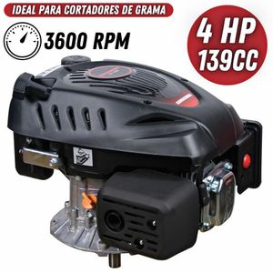 Motor Kawashima Gv400 139cc 4hp 4t Com Eixo Vertical Curto