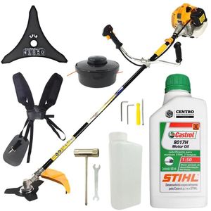 Roçadeira Vr520h Vulcan Profissional 52cc C/ óleo Stihl 2t
