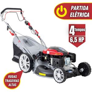 Carrinho De Cortar Grama Nakashi Lr225te Motor 4t 6,5hp