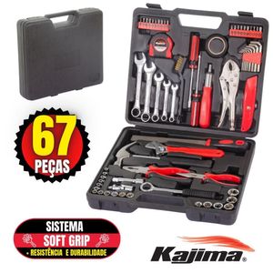 Ferramentas Kajima Jfh67p De 67 Peças C/ Maleta Plástica