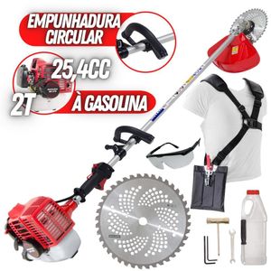 Roçadeira Nakashi T270n Gasolina 26cc Lateral + Resistente