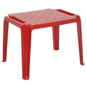 Mesa Infantil Dona Chica em Polipropileno Vermelho