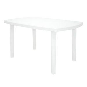 Mesa Tramontina Camboriú Em Polipropileno Branco