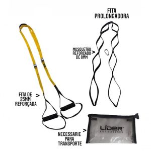 Kit Fita Treinamento Suspenso Suporte / Teto Parede Tipo Trx
