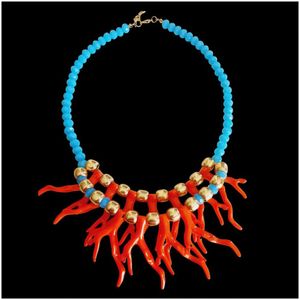 Colar Galhos De Coral
