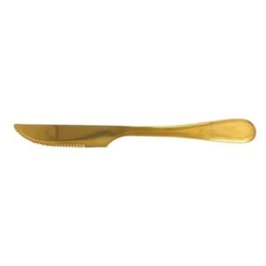 Faca De Mesa Para Churrasco Dourado Valentina Mimo Style