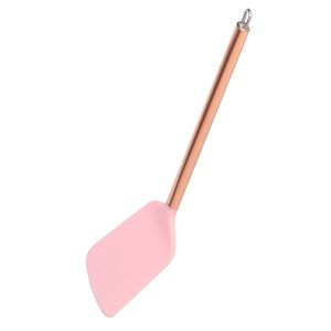 Espátula De Nylon Rosa Com Cabo Rose Lyor 34 Cm