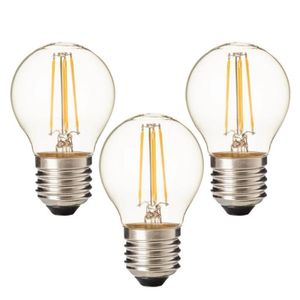 Kit 3 Lâmpadas Filamento Led Vintage G45 - Bivolt