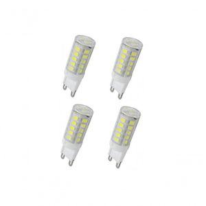 Kit 4 Lâmpadas Led G9 5w 3000k