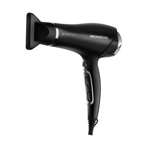 Secador De Cabelos Mondial Preto/cromado Prata - Scn-04 Secador De Cabelos Scn-04 127v/60hz