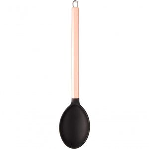 Colher De Nylon Preta Com Cabo Rose Lyour 34 Cm