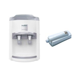 Kit Purificador De água E Filtro De Reposição Purificador De água Latina Branco 110v
