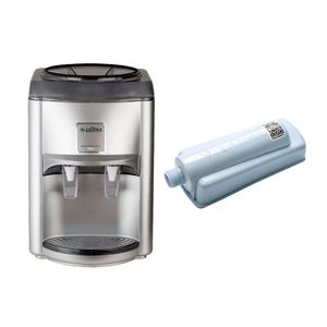 Kit Purificador De água Refrigerado P Compressor E Filtro De Reposição Latina Prata 220v