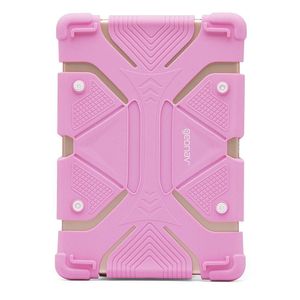 Capa Universal De Silicone Para Tablet 9"-12" Rosa - Geonav
