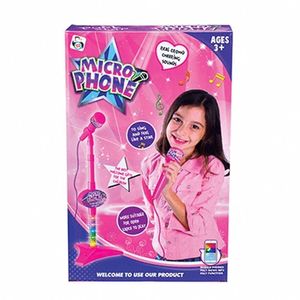 Microphone Pedestal Girls - Pica Pau