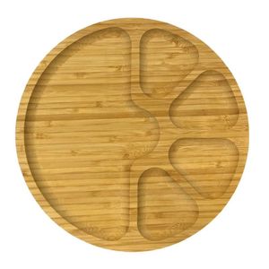 Petisqueira Bambu Redonda 25x1,5cm Tábua Petiscos
