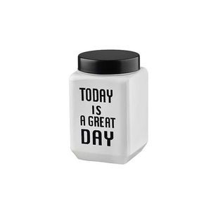 Pote Hermético De Vidro Branco Today Hauskraft 750 Ml