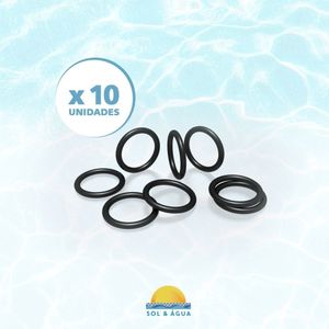 Kit De 10 Borrachas De Vedação Placa Aquecedor Solar Teksol Para Piscina