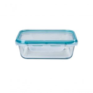 Pote De Vidro 1000ml Retangular Neoflam Transparente