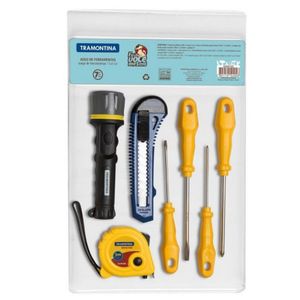 Kit De Ferramentas Tramontina 7 Peças Com Lanterna