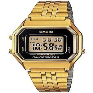 Relógio Casio Vintage La680wga-1df Dourado Feminino