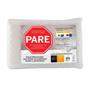 Travesseiro Fibras Siliconadas Pare C/ Suporte Firme P/fronha (50x70) - Fibrasca