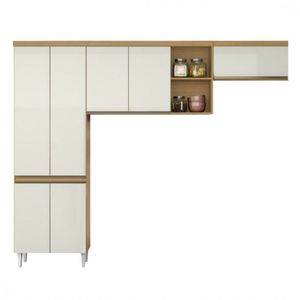Cozinha Aramóveis Sophia Com 3 Peças Atacama OffWhite