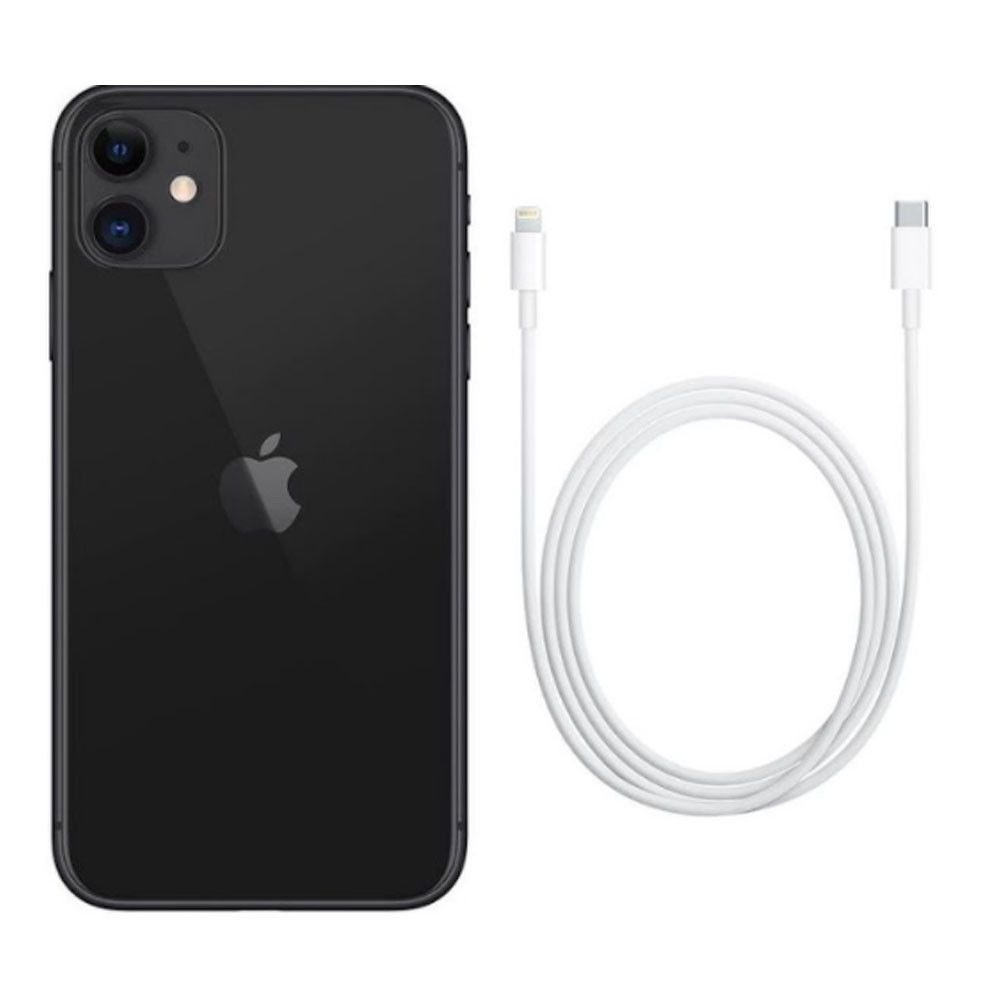 Apple iPhone 11 Preto - Smartphone 6.1 64GB 4GB RAM A13 Bionic