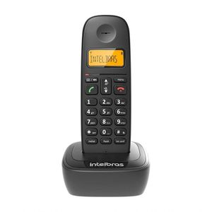 Telefone Intelbras Sem Fio Com Identificador Ts2510 4122510 Preto Bvolt