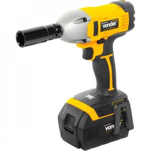 Conjunto Chave De Impacto 1/2" Bivolt, Bolsa E Chave Biela 8mm Espresso Móveis 396748 Amarelo/preto