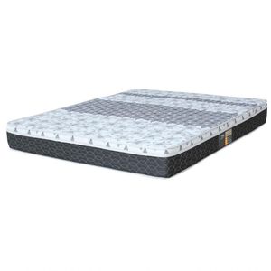 Colchão Casal Queen Mola Class Bonnel New Euro 158x198x25cm Branco/cinza - Castor