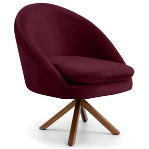 Poltrona Rafa B278 Veludo Marsala Domi