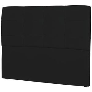 Cabeceira Casal 140Cm London Corino Preto - Js Móveis