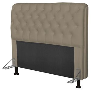Cabeceira Paris Box Casal 160Cm Paris Corino Areia