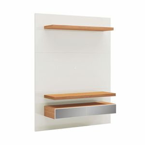 Painel Para Tv Até 55" Tb106e 2 Gavetas Off White/Freijó