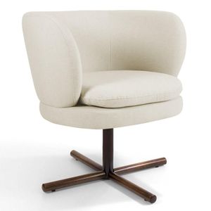 Poltrona Melissa Base Xis Giratória B-309 Bege