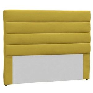 Cabeceira Casal Estofada Berlim Amarelo