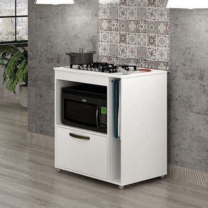 Balcão Para Cooktop E Forno Bia Chf Branco
